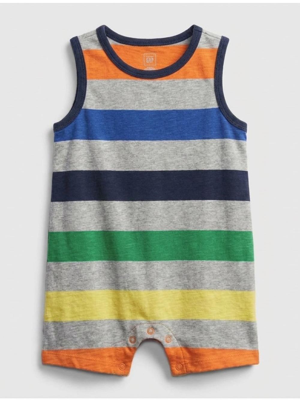 4/$20 BABY GAP 18-24 Romper Button closure bottom sleeveless shorts
